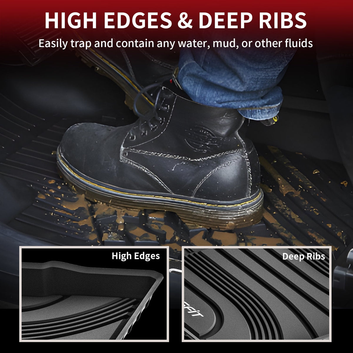 Fit for 2021-2023 Hyundai Santa Fe Floor Mats & Seatback & Cargo Mats Set or Floor Mats Only