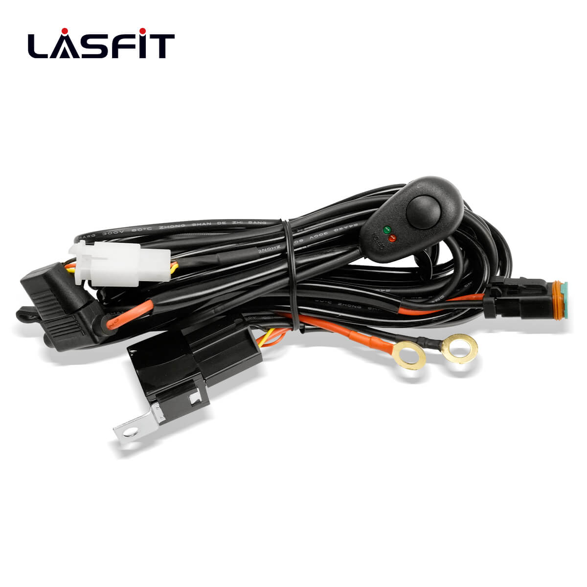 22 Inch Off-Road LED Light Bars Bumper Grille Combo Flood Spot Single Row - LASFIT