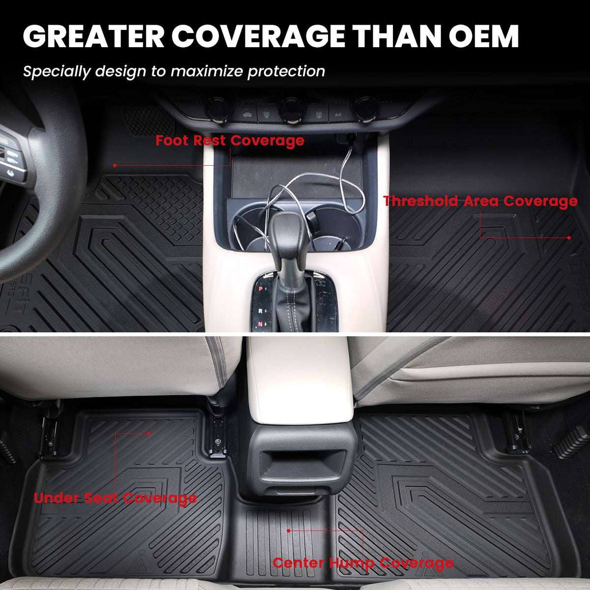Fit for 2021-2026 Nissan Rogue Floor Mats or Seatback Mat or Cargo Mat, Not for Sport