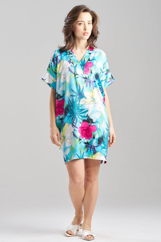Viva Printed Satin Sleepshirt