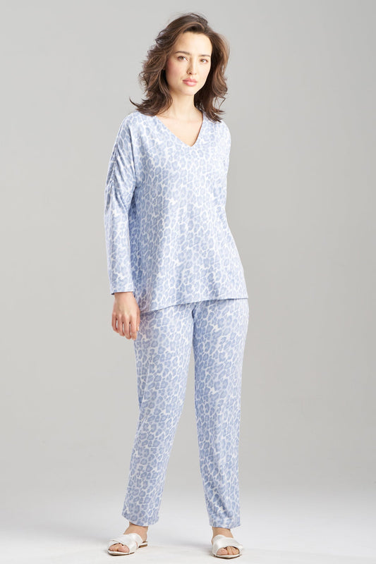Wild Instinct Printed Brushed Knit PJ Set