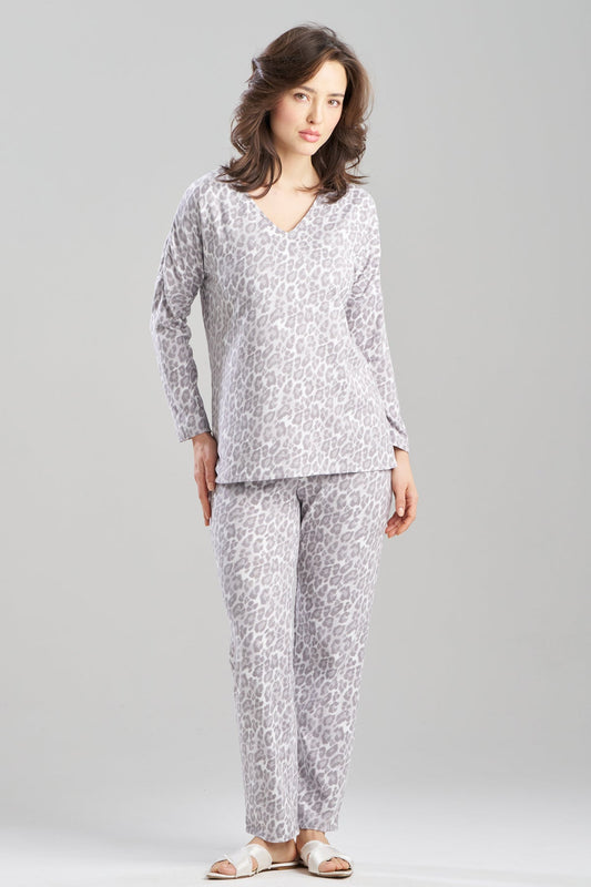Wild Instinct Printed Brushed Knit PJ Set