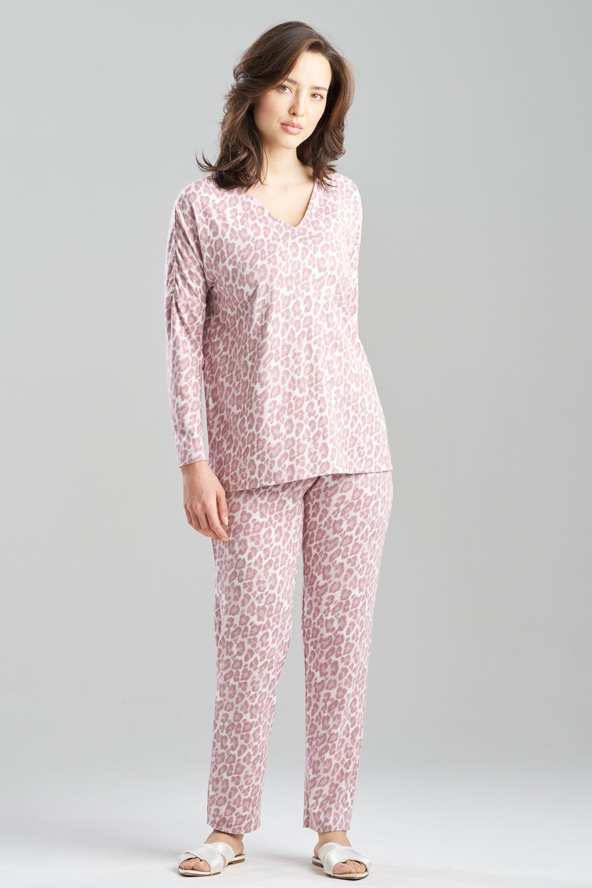Wild Instinct Printed Brushed Knit PJ Set