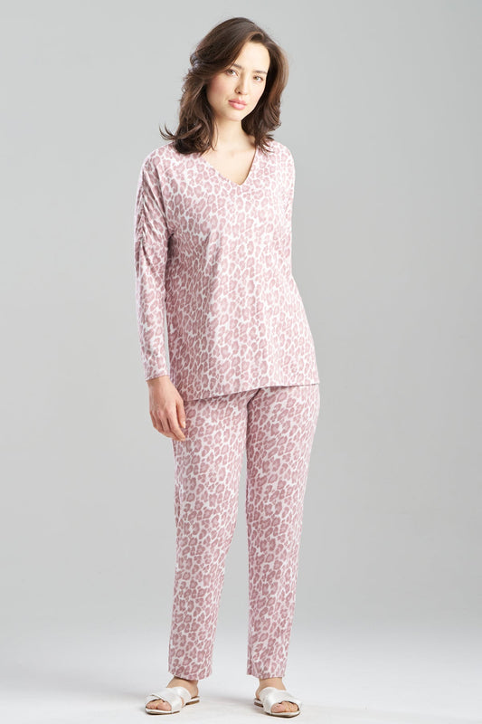 Wild Instinct Printed Brushed Knit PJ Set