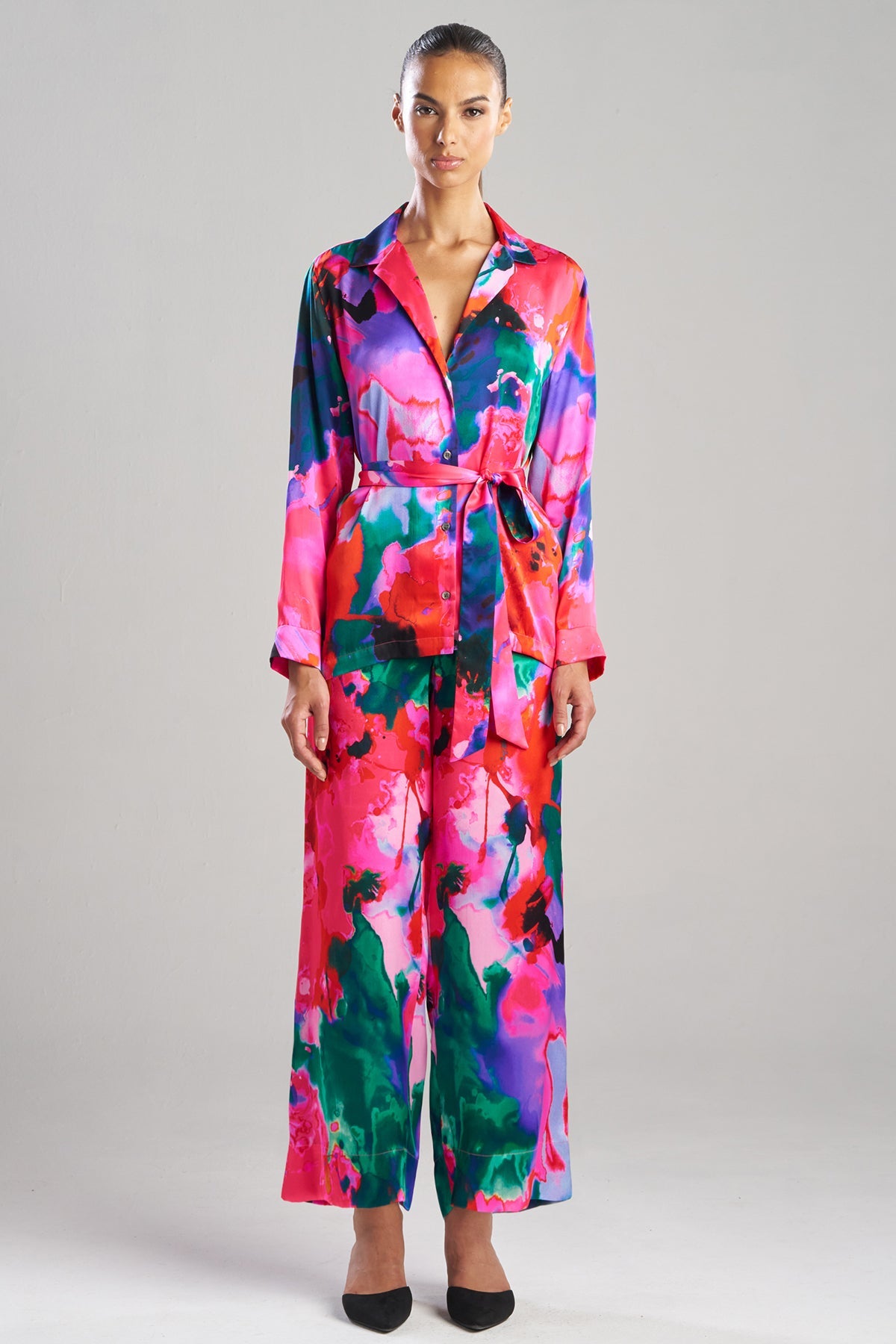 Wild Opal Silk PJ Set