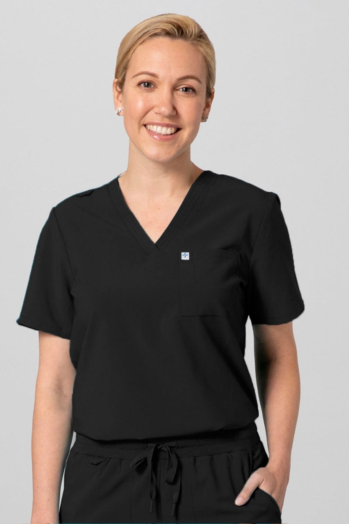 Women's 2-Pocket V-Neck Scrub Top
