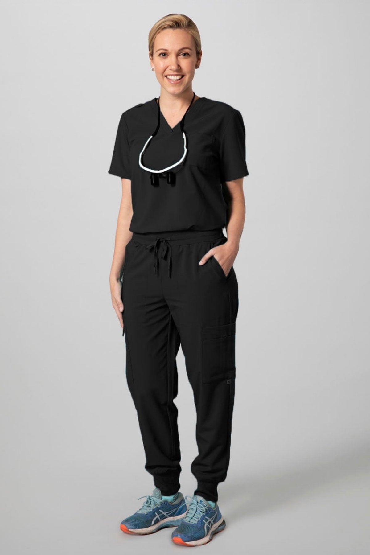 Women's 2-Pocket V-Neck Scrub Top