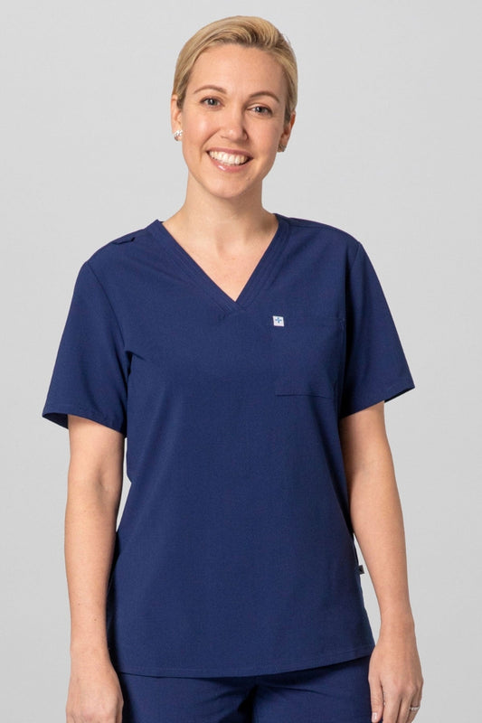 Women's 2-Pocket V-Neck Scrub Top
