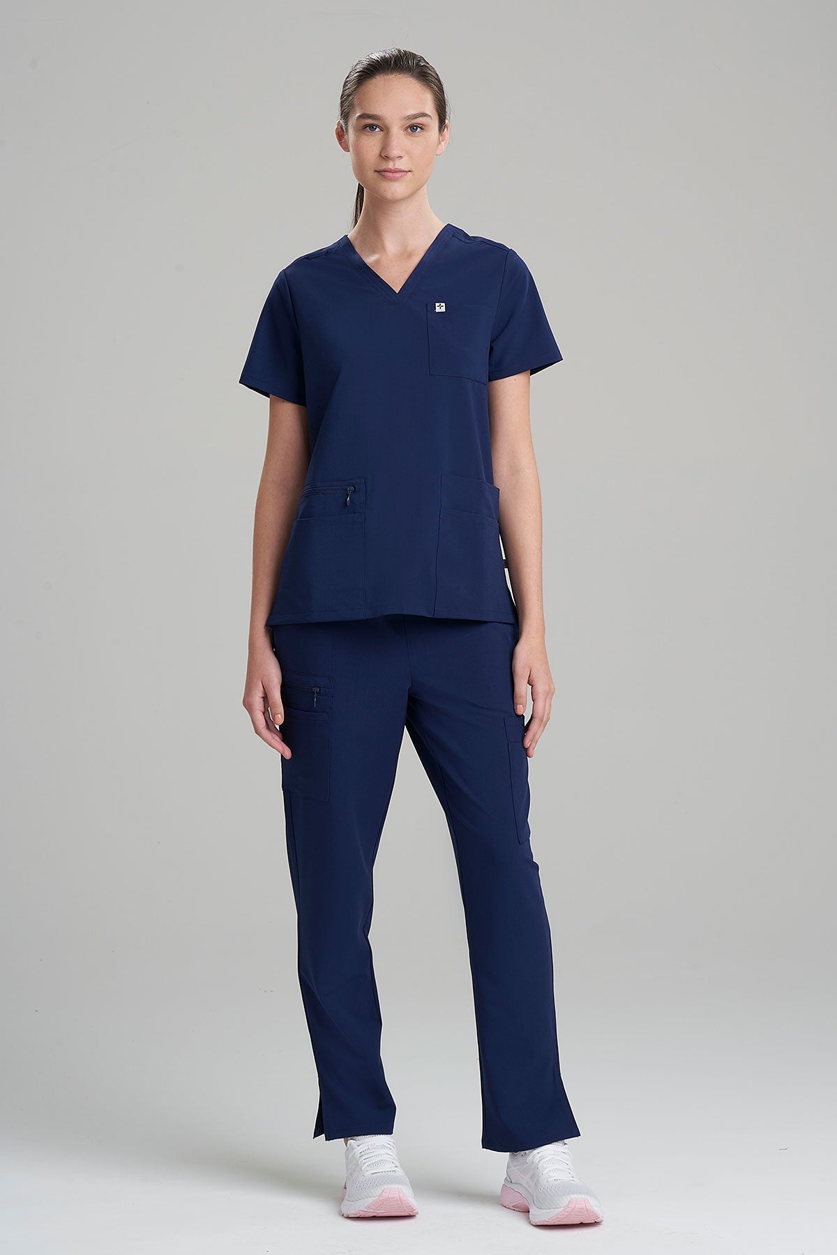 Women's 9-Pocket Straight Leg Scrub Pants