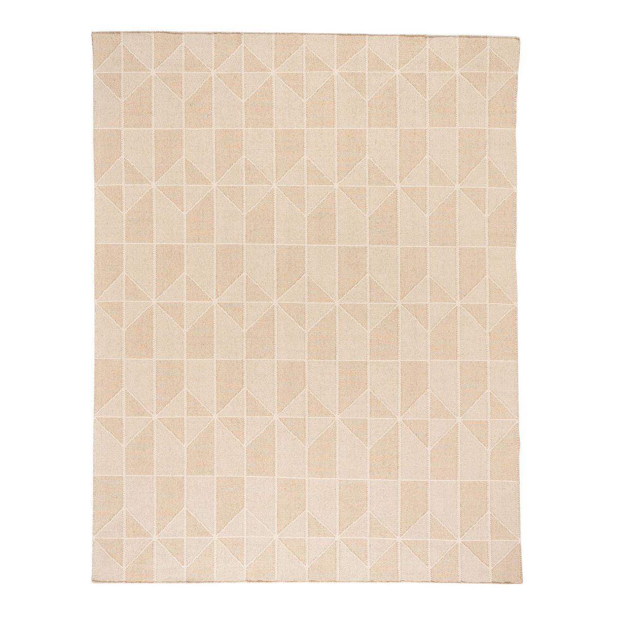 Ojai Hand Loom Knotted Cotton Rug | Wheat